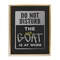 Stupell Industries Do Not Disturb GOAT Floating Frame By Lux + Me Designs